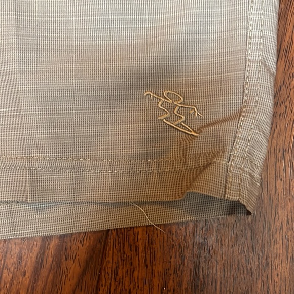 MENS TAN HYBRID SHORTS (DAHU) - Picture 2 of 11